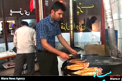 ساج بالغی در انتظار ثبت ملی شدن/روش پخت ماهی سنتی که منحصر به میانه است