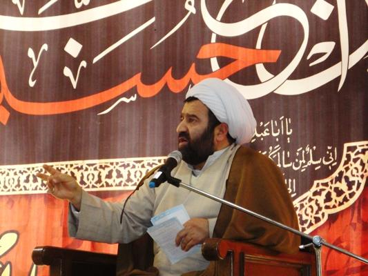 حجت الاسلام امیرنژاد مسئول دفتر نمایندگی ولی فقیه در سپاه میانه