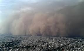 طوفان در قزوین