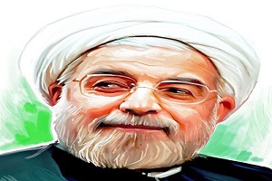 تابلو روحانی در ادارات دولتی شهرستان میانه چگونه خود نمایی می کند +عکس