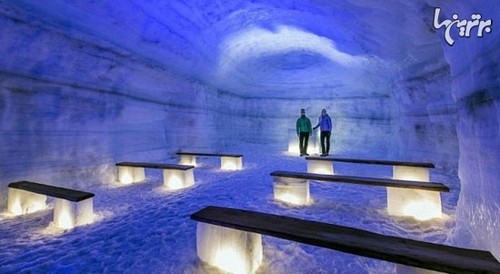 بزرگ ترین تونل یخی دست ساز بشر