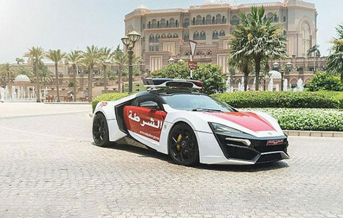 سوپر اسپرت جدید پلیس دبی