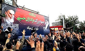 اجتماع بزرگ عزاداران حسینی در میانه برگزار شد+گزارش تصویری
