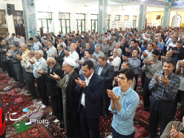 نماز عید سعید فطر در شهر میانه