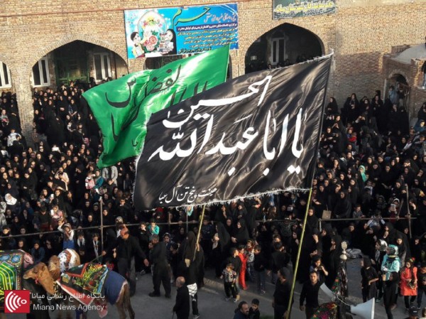 اجتماع عزادارن تاسوعای حسینی در شهر میانه برگزار شد+ گزارش تصویری