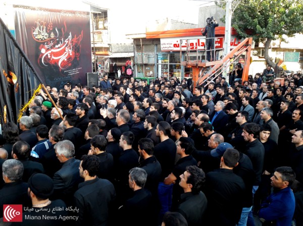 اجتماع بزرگ عزاداران حسینی در شهرستان میانه برگزار شد+گزارش تصویری